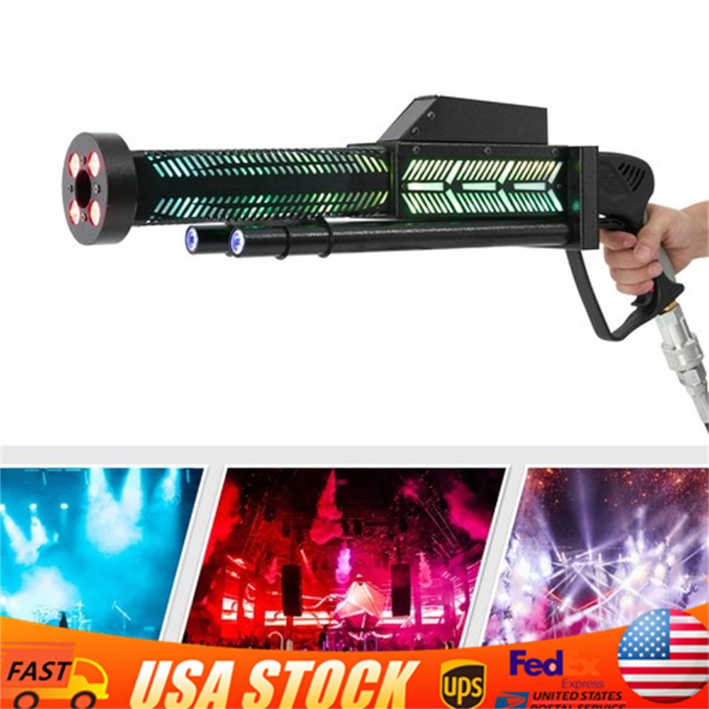 LED CO2 Handheld Cryo Gun LED CO2 Cryo Cannon Special Effects Fog Machine Gun