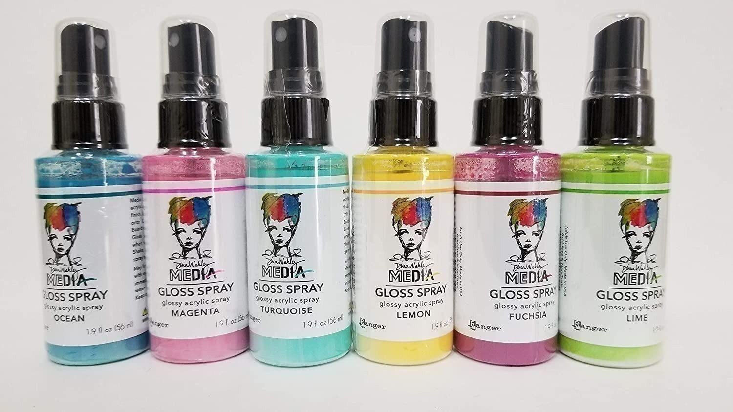 PTP Flash Deals NEW Ranger Dina Wakley Media Gloss Spray Bundle Blending Sticks