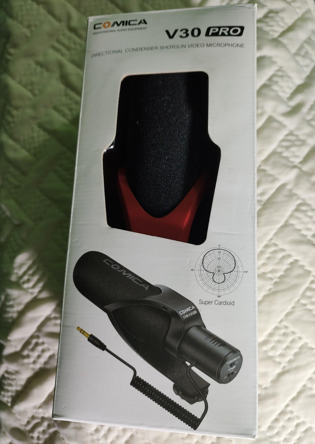 Comica CVM-V30 PRO Camera Microphone Super Cardioid Shotgun Mic  w/Box
