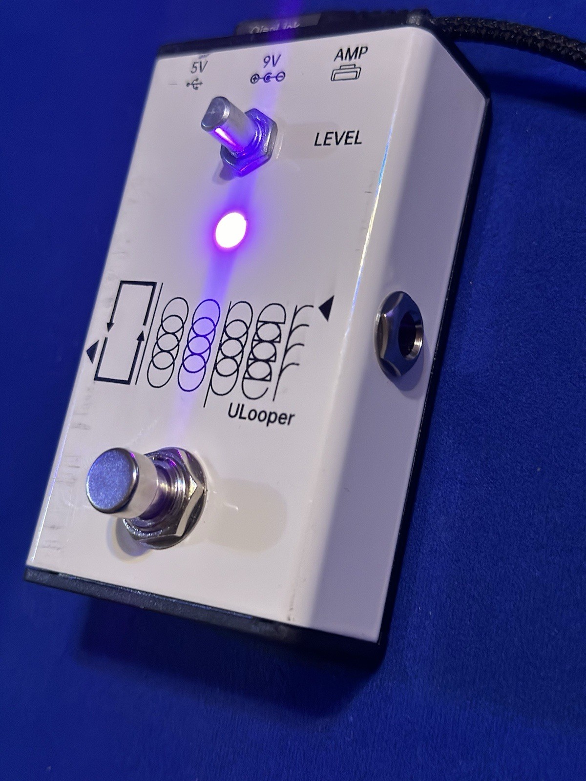 xsonic Ulooper loop pedal for positive grid and others - NEW (missing Black Knob