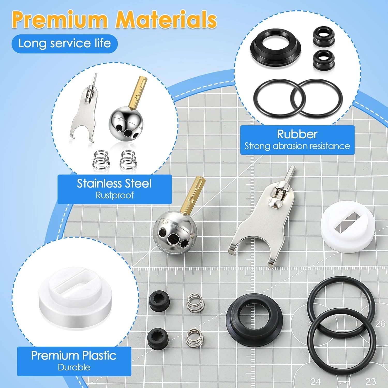 Delta/Peerless Compatible Faucet Repair Kit - Restore Performance Effortlessly