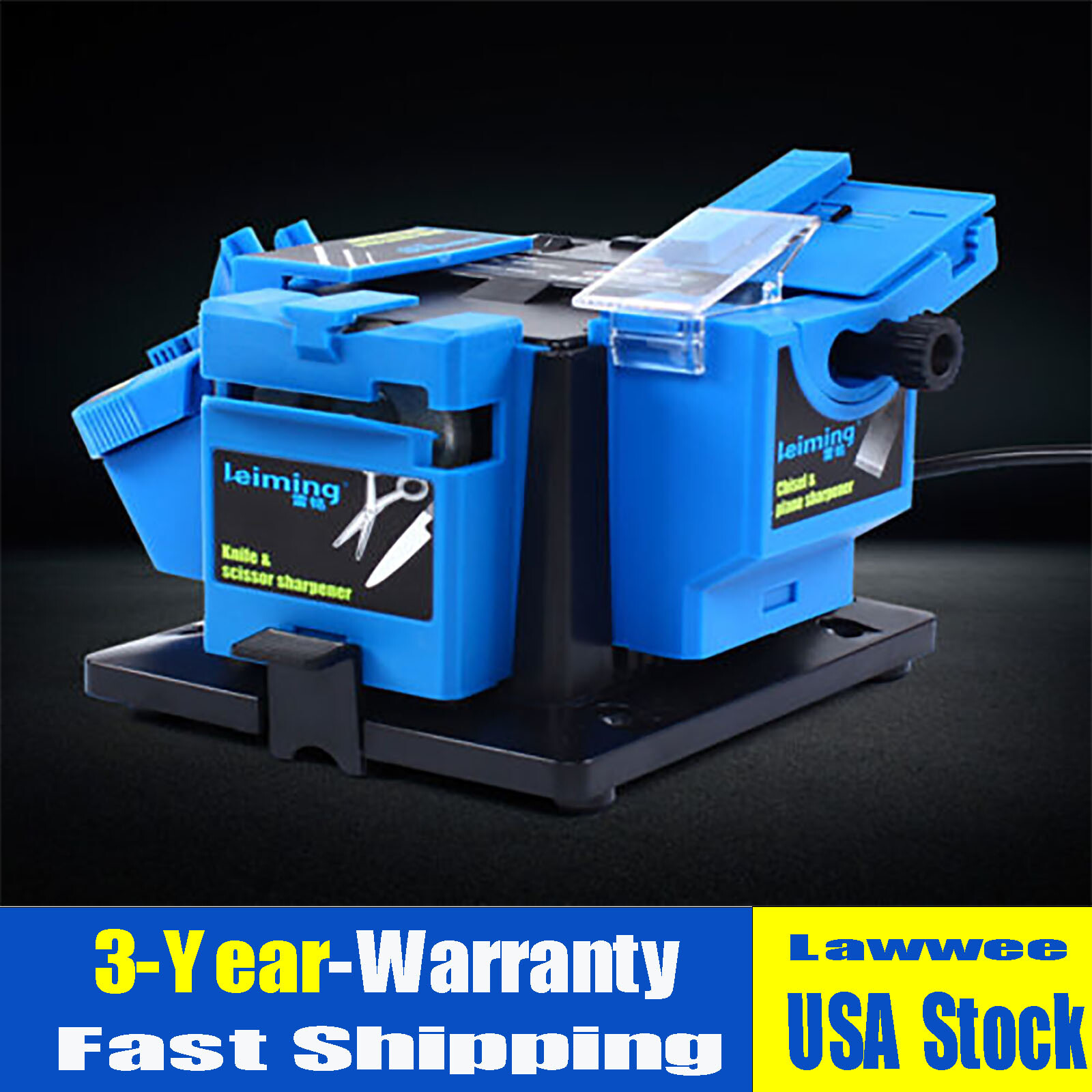 Electric Drill Bit Sharpener Multifunction Scissor / Knife Drill Sharpening Tool