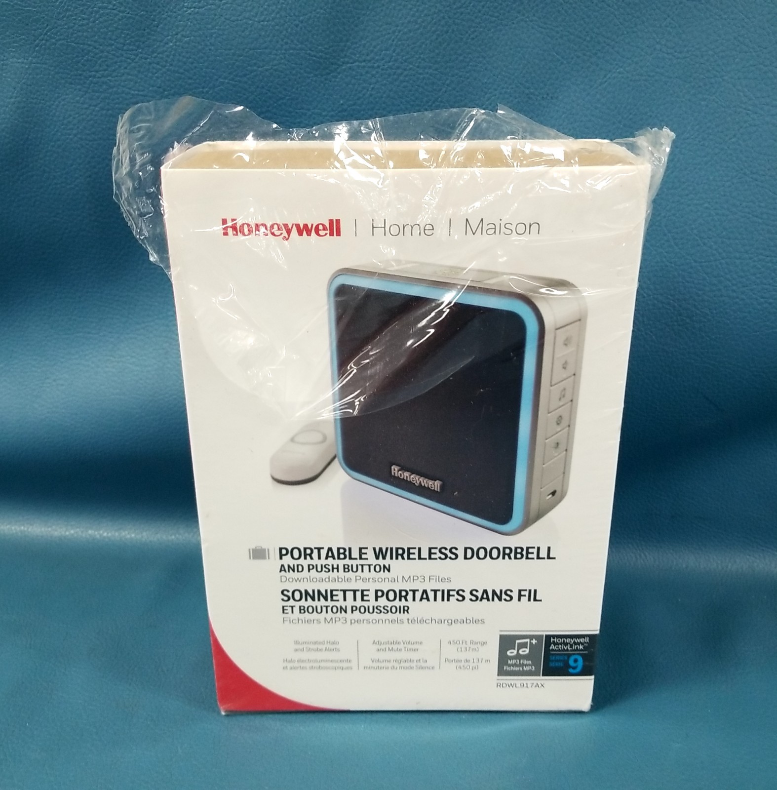 Sealed Honeywell Home RDWL917AX Portable Wireless Doorbell