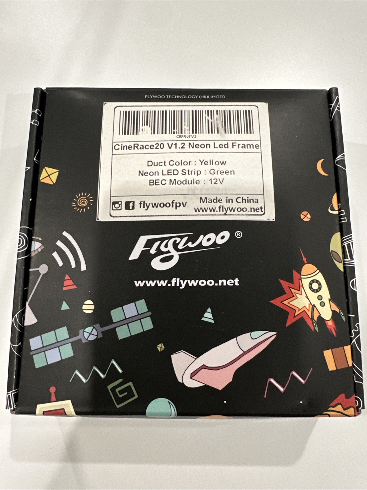 Cinerace20 V1.2 Neon Led frame Flywoo Drone Replacement part Yellow