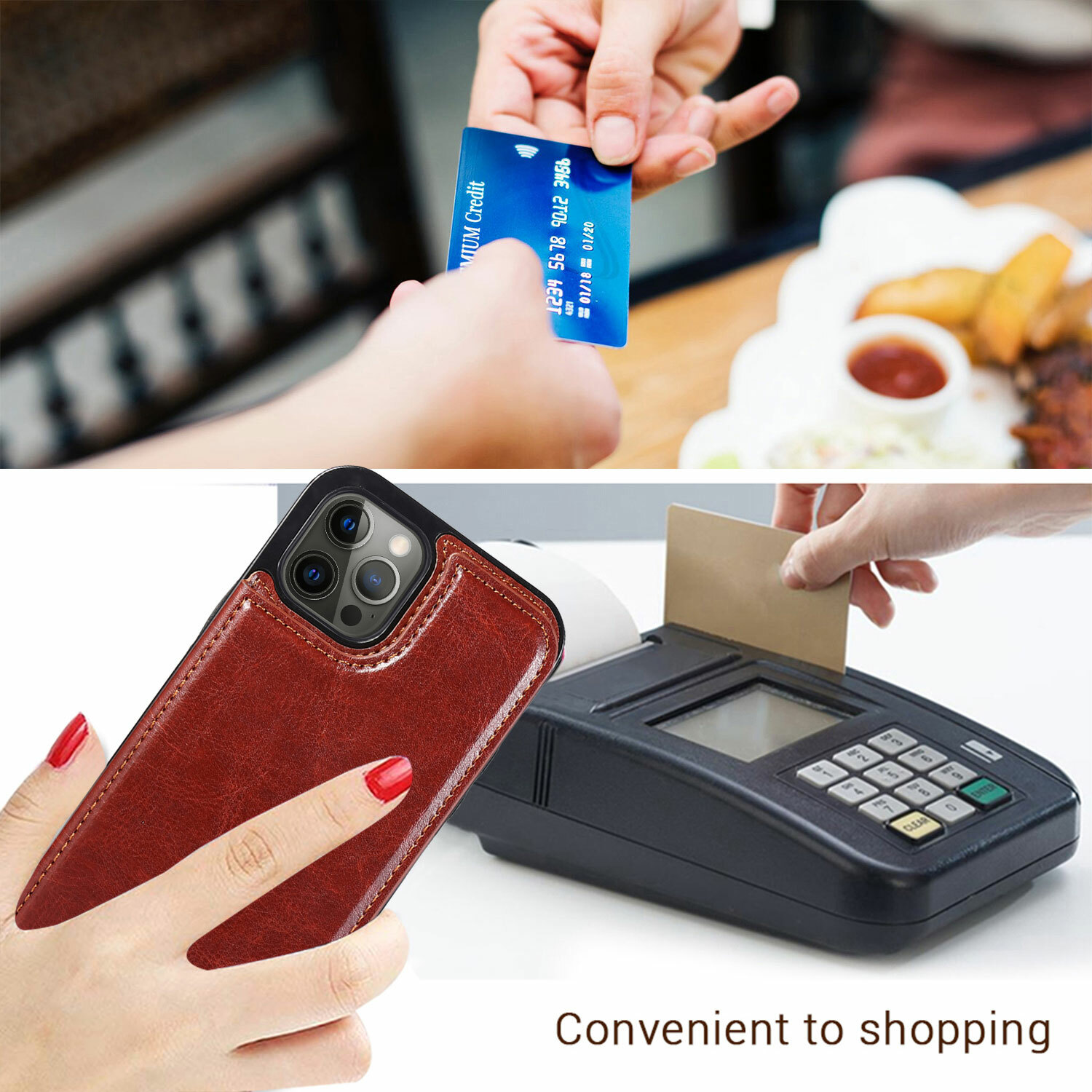 Wallet Card Case Cover Leather Magnetic For iPhone 17 16 15 14 13 12 11 PRO MAX