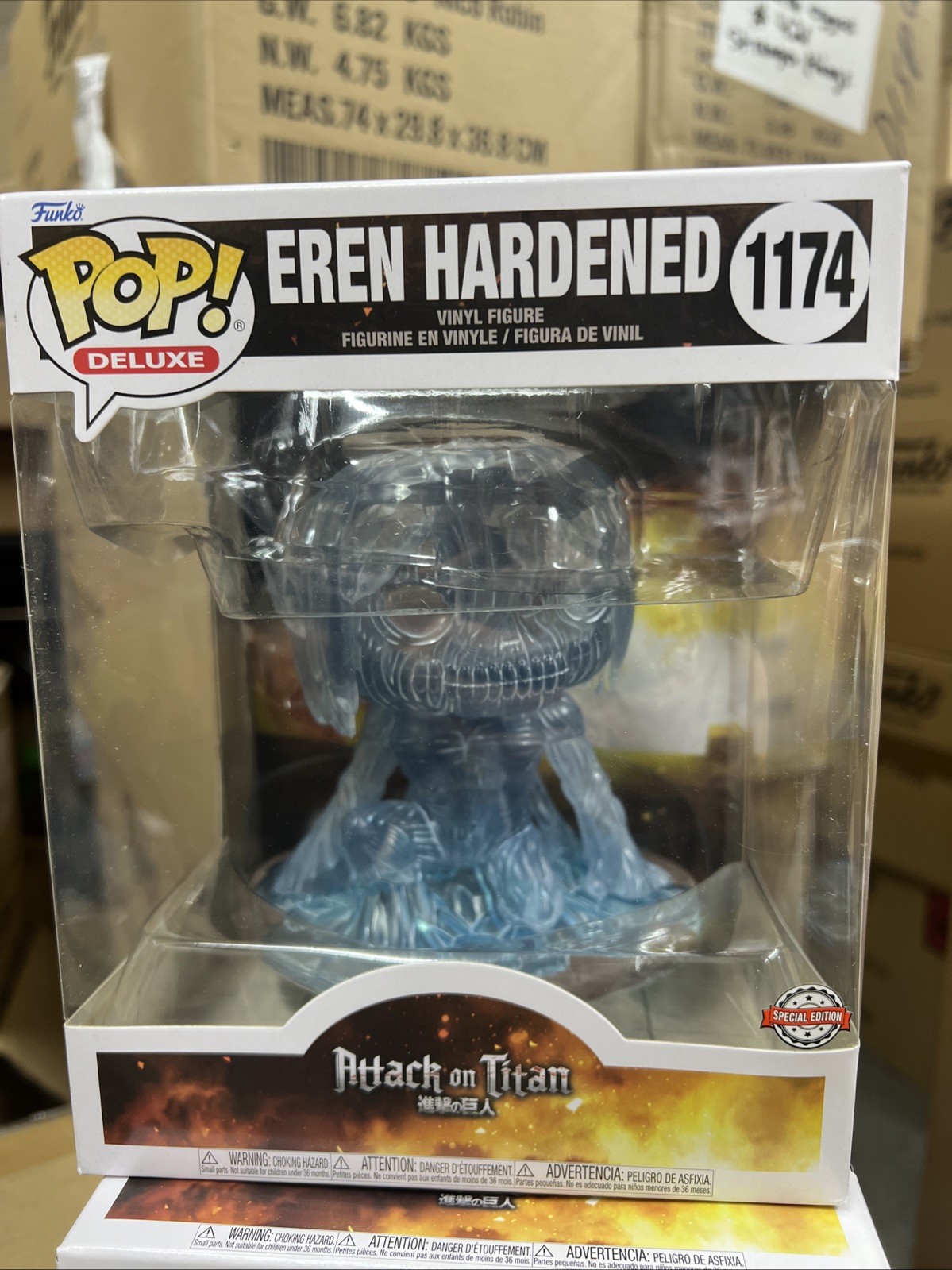 Funko Pop! Attack On Titan 6" Eren Hardened Special Edition #1174