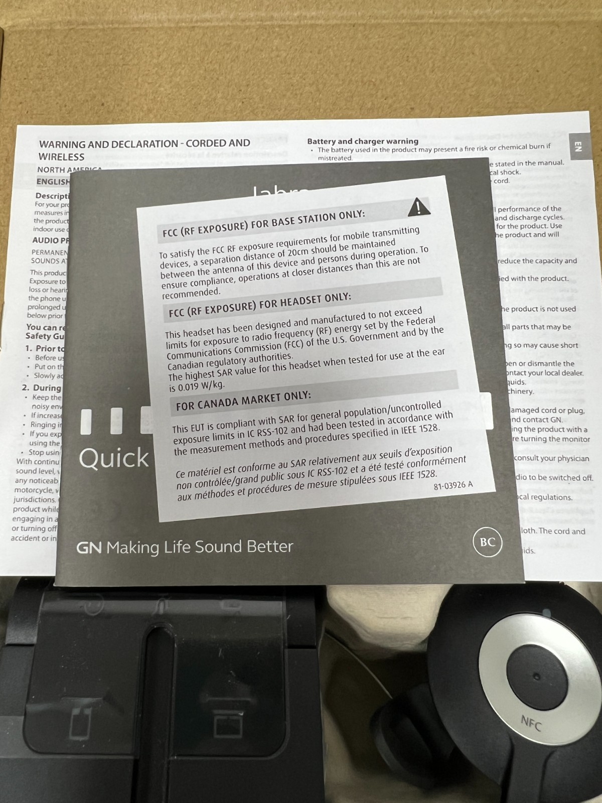👀 NEW JABRA PRO 935 DUAL CONNECTIVITY WIRELESS HEADSET 935-15-503-205