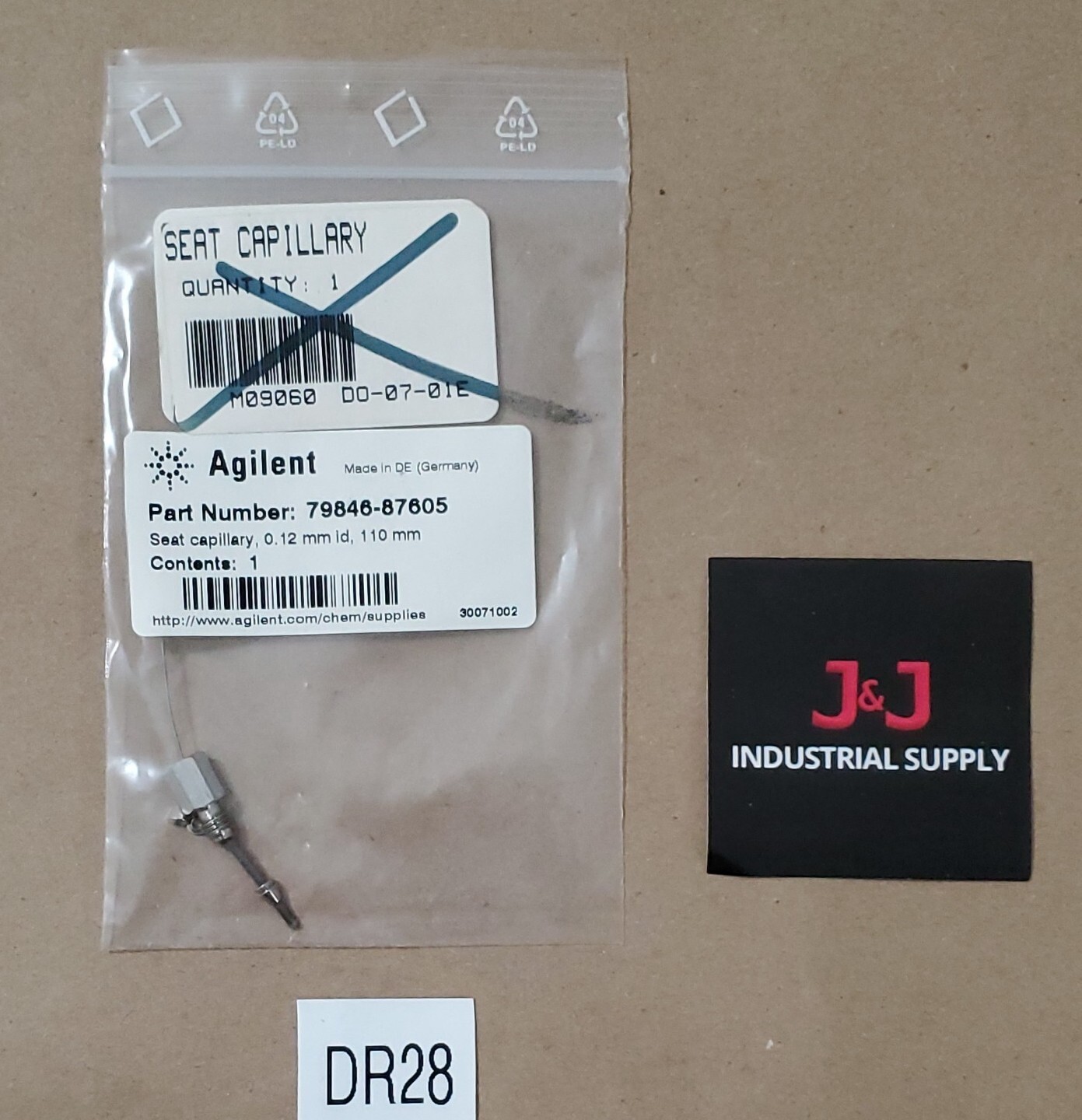 *NEW IN BAG* Agilent 79846-87605 Seat Capillary Assy 0.12mm ID 110mm + Warranty!
