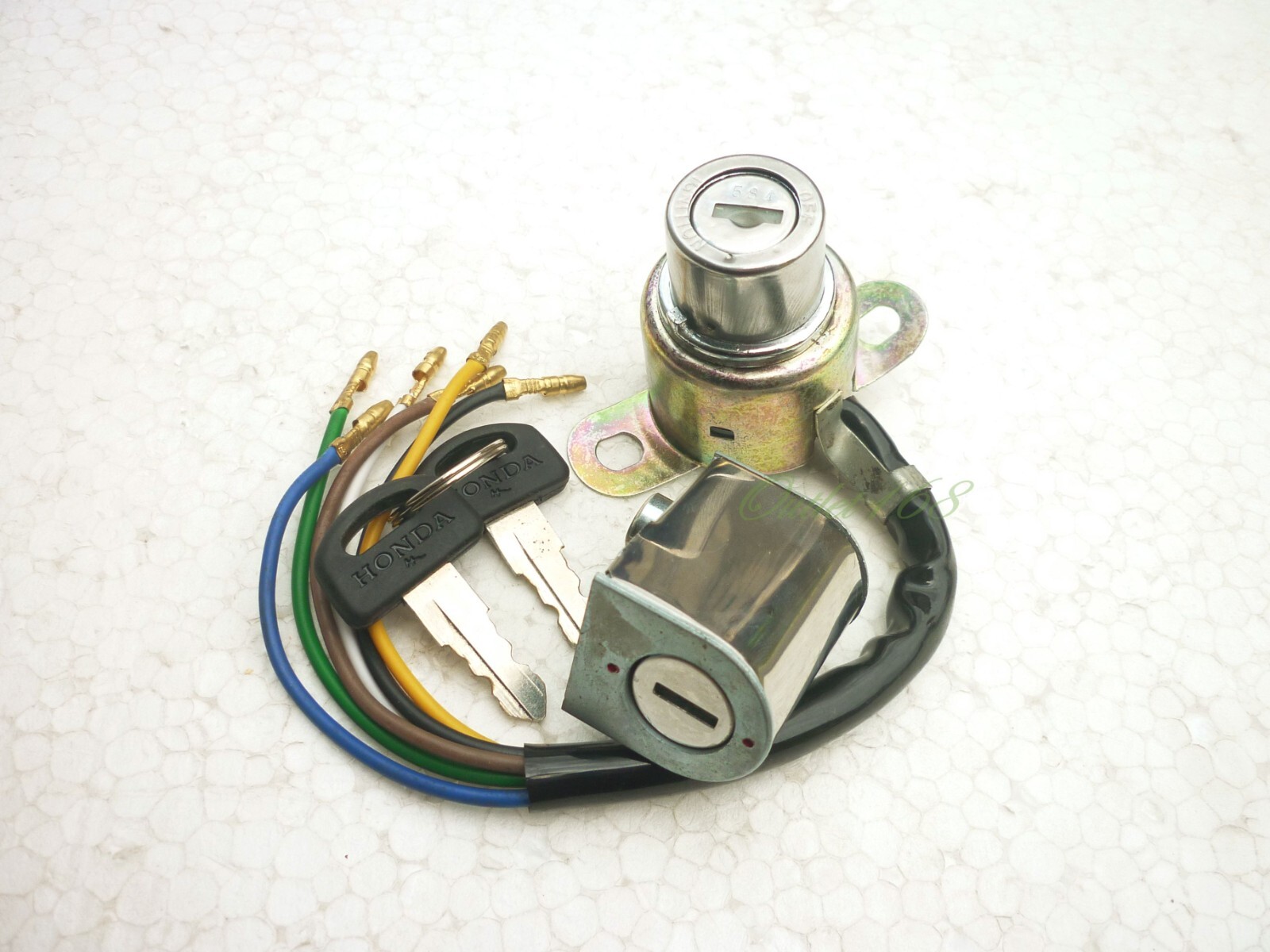 Set Honda C100 C102 CA100 C105 C105T Light Lamp Ignition Switch + Steering Lock