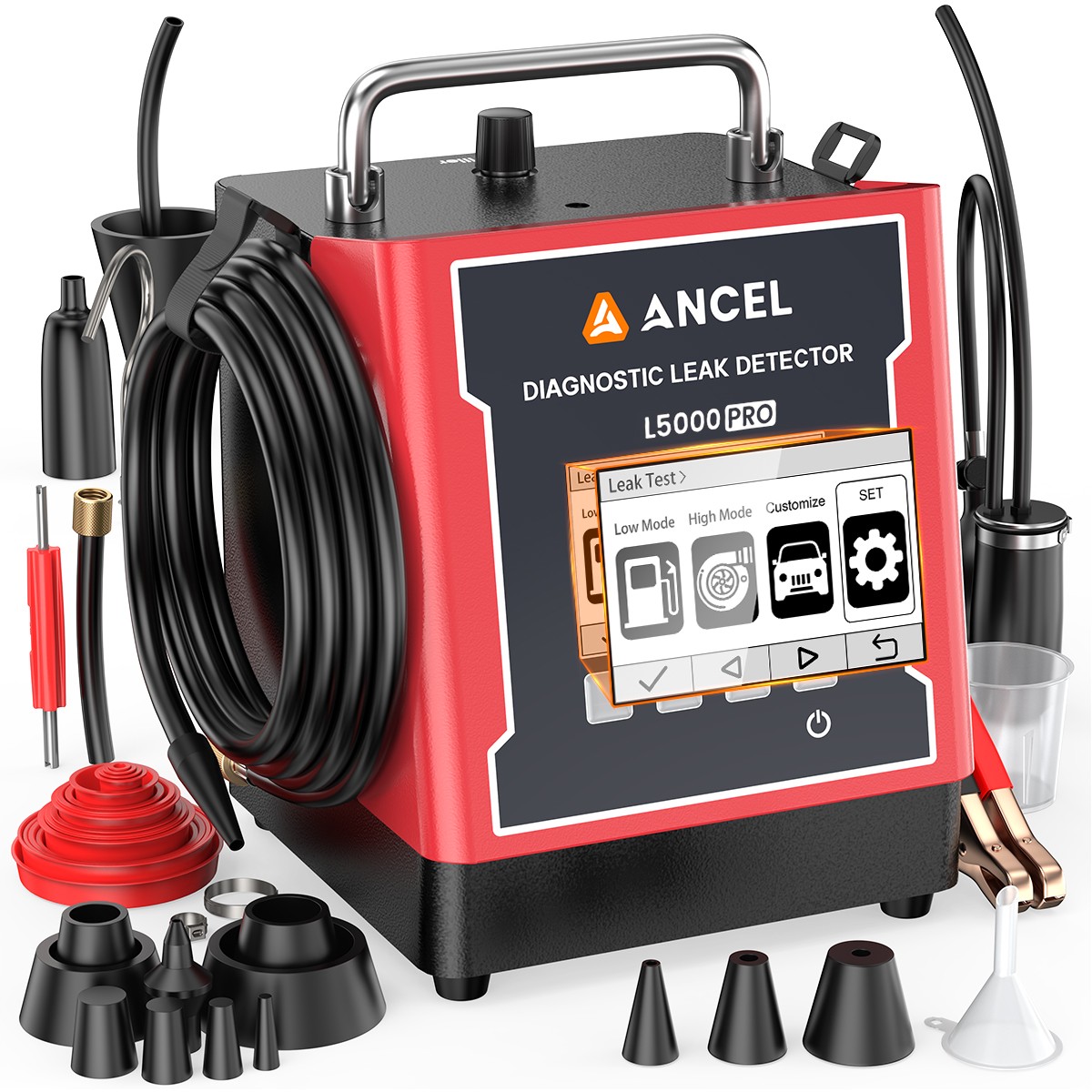ANCEL L5000 PRO Smoke Machine Automotive Exclusive Dual-Pressure Modes For ATV