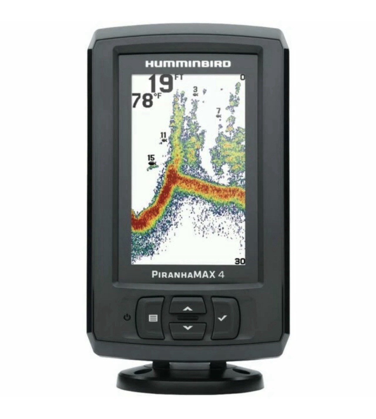 Humminbird Piranhamax 4 FishFinder, w/Tilt Mount Base, MFG# 410150-1