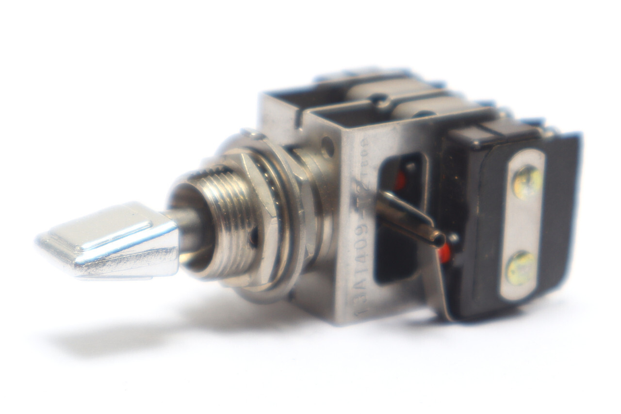 Honeywell 13AT409-T2 4PDT Toggle Switch, 5Amp