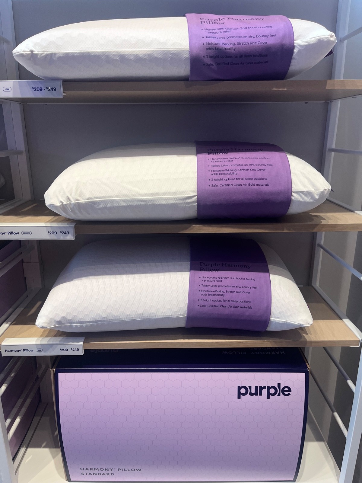 Purple brand Harmony Pillow - Standard MID