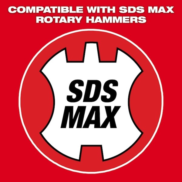 Milwaukee Tool 48-62-4079 Sds Max Flat Chisel 12"