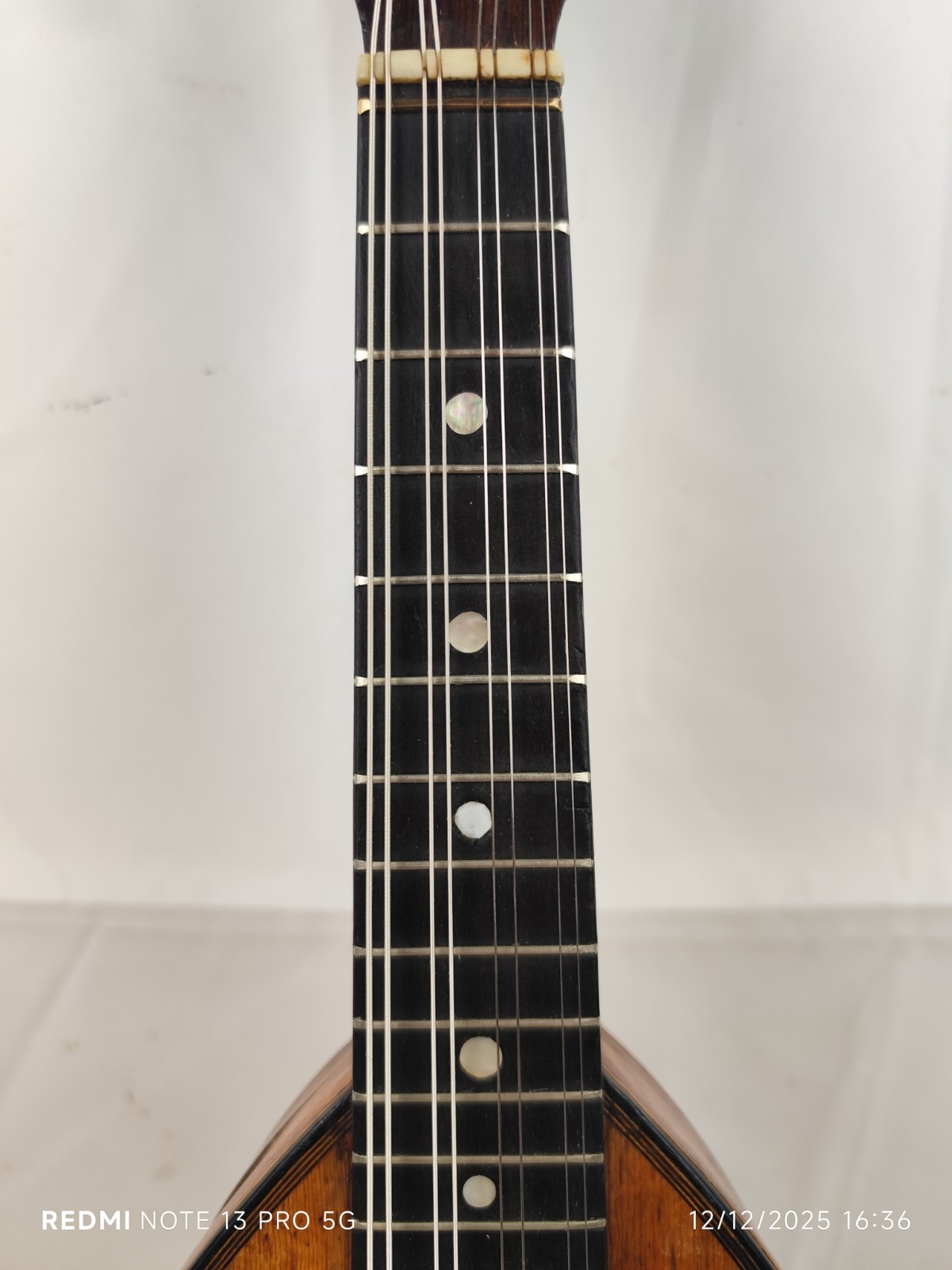 Very Rare Mandolin Signed Sarablo (JTL) 1911 France 4/4 曼陀林 만돌린マンドリン