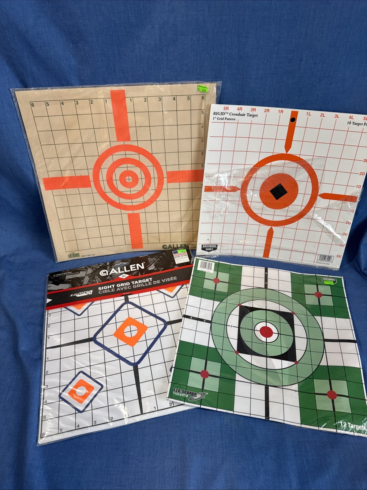 Adhesive Paper Sticker Bullet Eye Target Orange Peel Range Shooting Practice LOT