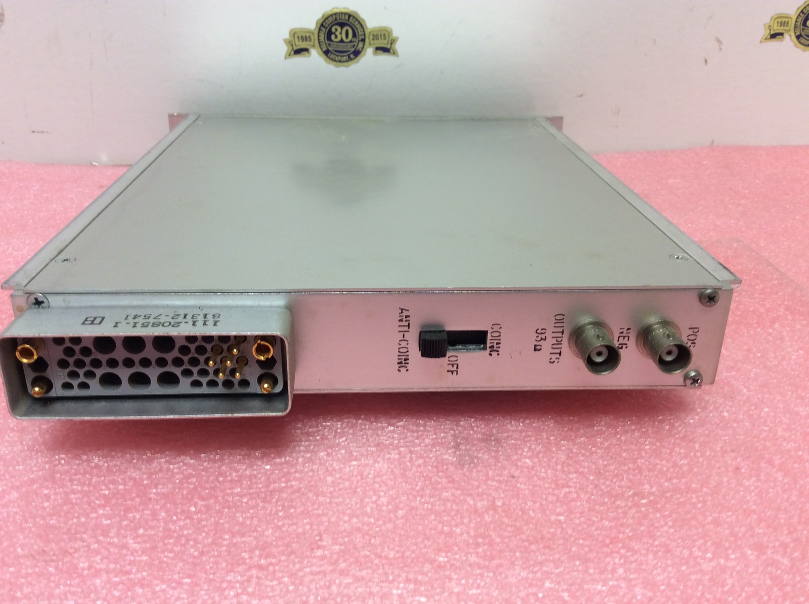 ORTEC EG&G NIM computer module model # 408A BIASED AMPLIFIER Bin Module