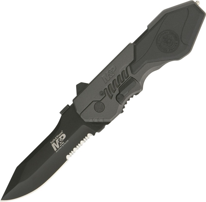 Smith & Wesson M&P Large Linerlock A/O 3.75" 4034 Aluminum Folding Knife MP4LS