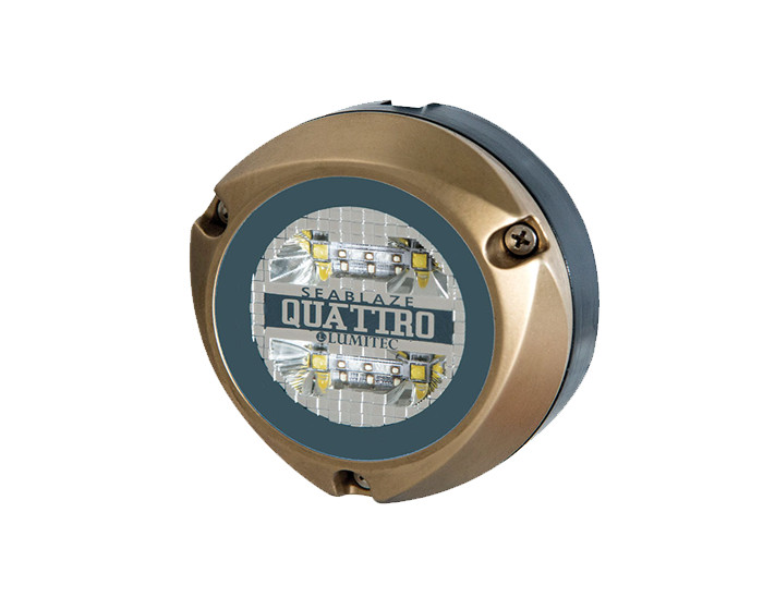Lumitec Zambezi Quattro Surface Mount Underwater Light - White/Blue  101459