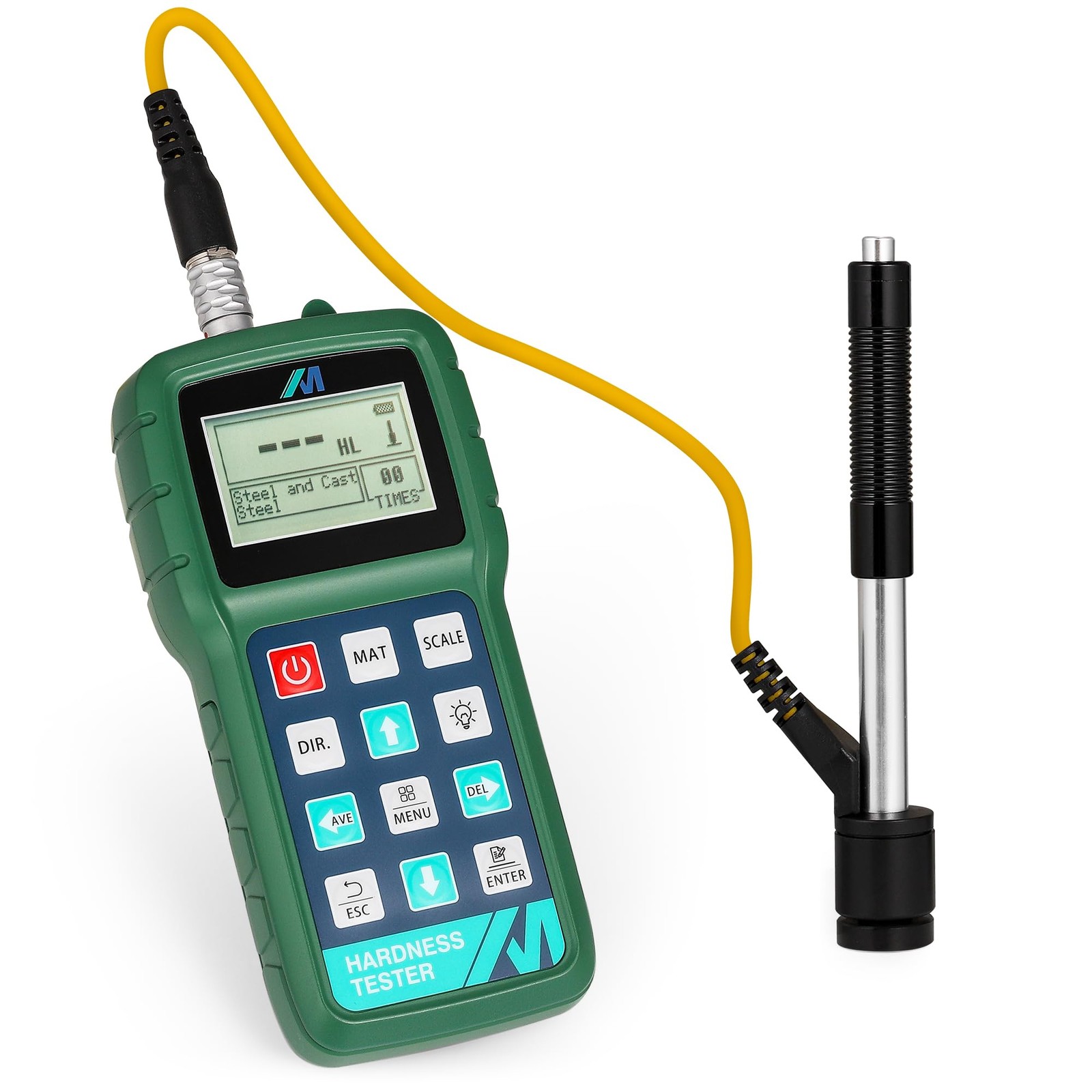 Mxmoonfree Metal Hardness Tester Kit, Digital Leeb Testing with Standard...