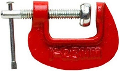 Excel Miniature 1'' Iron C Clamp - Hobby and Plastic Model Clamp Tool - #55915