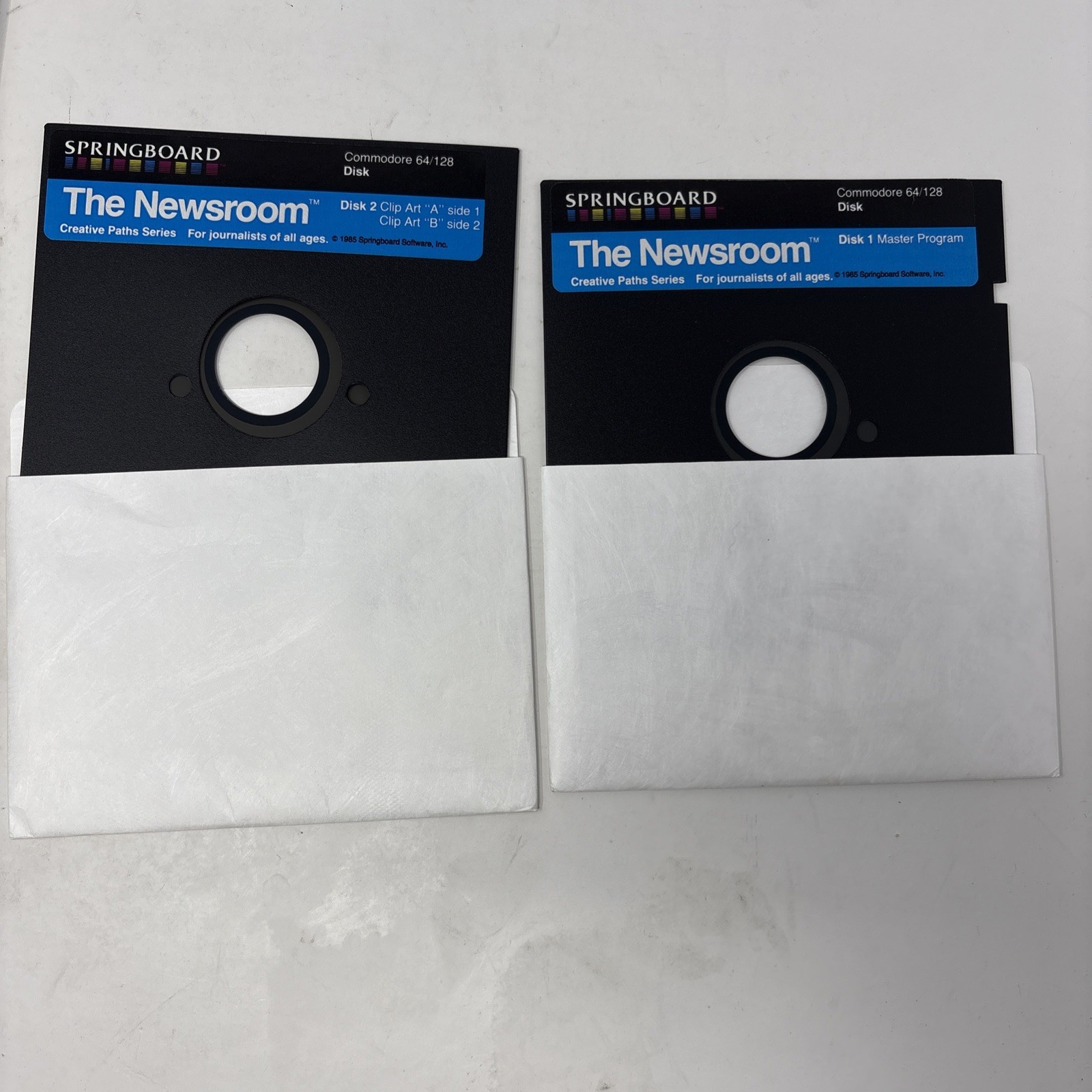 Springboard The Newsroom For Commodore 64/128 (1985)