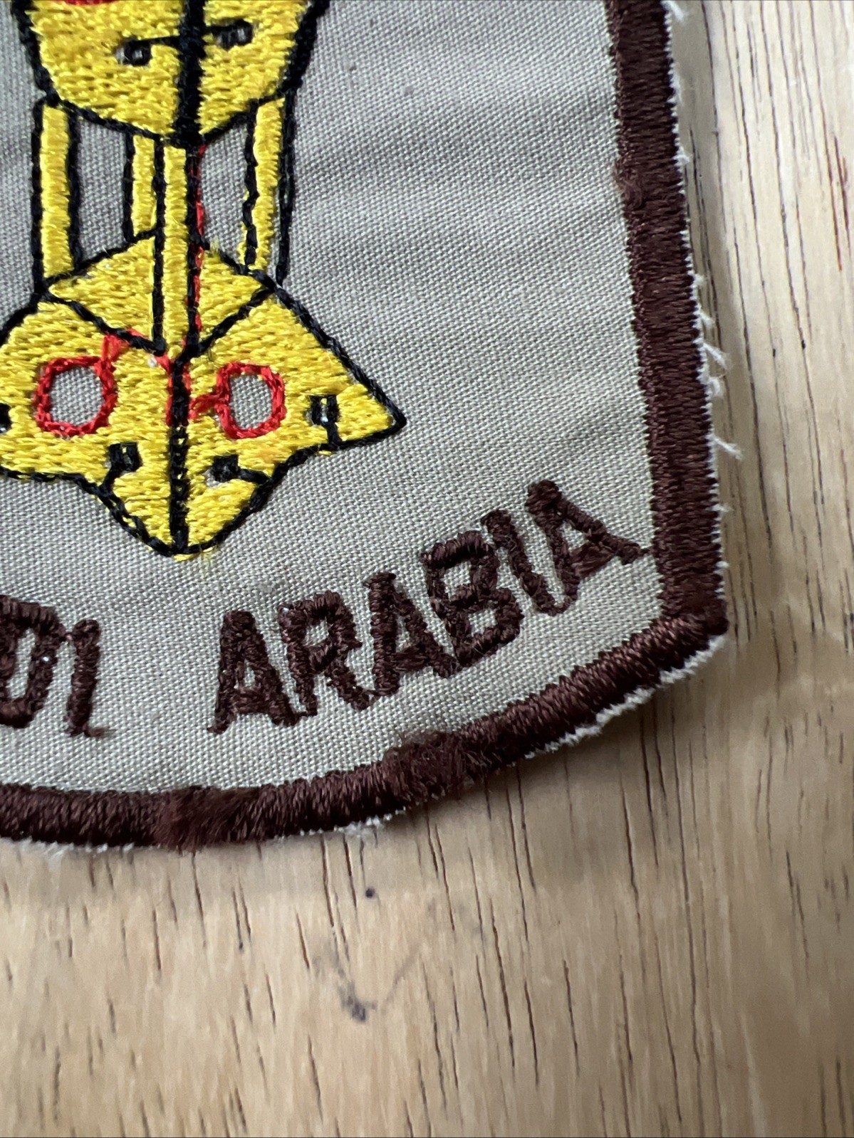 Vintage Dammam Saudi Arabia Morale Patch