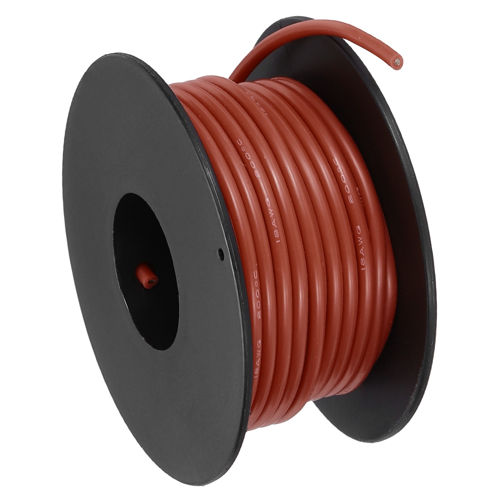 18 AWG Flexible Silicone Wire 9m/30ft, Tinned Copper Electrical Wire, Brown