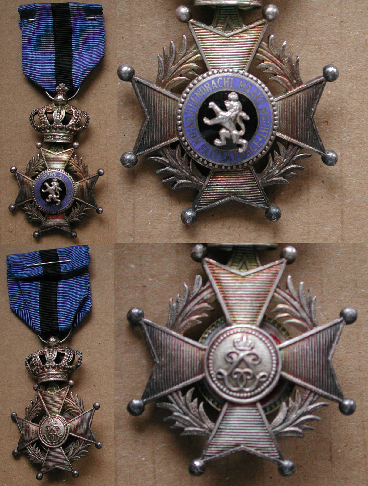 KNIGHT ORDER LEOPOLD KNIGHT CROSS LEOPOLD ORDER BELGIUM 2nd TYPE