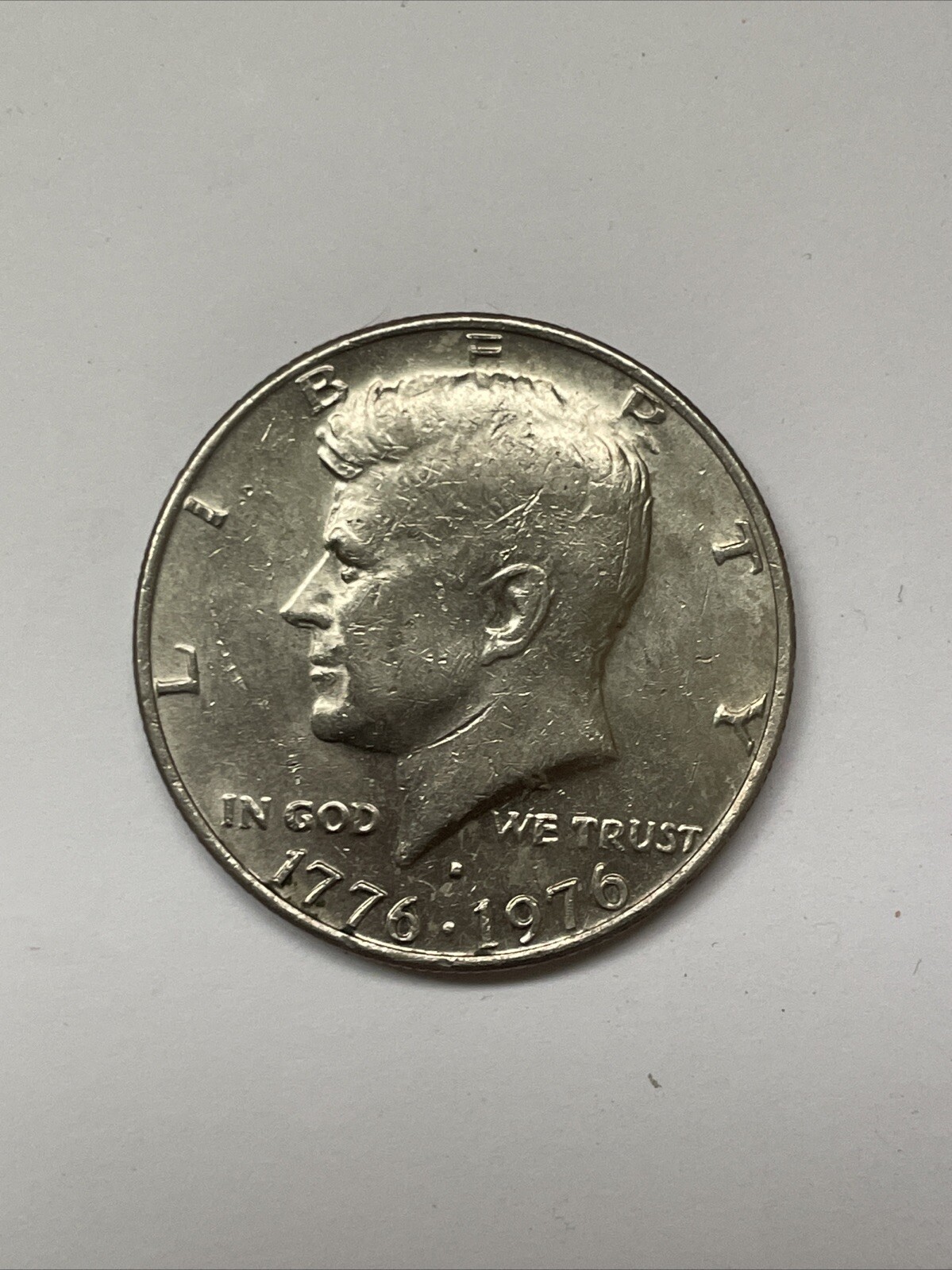 1776-1976 Bicentennial Kennedy Half Dollar Coin Multiple ERRORS L Letter Missing