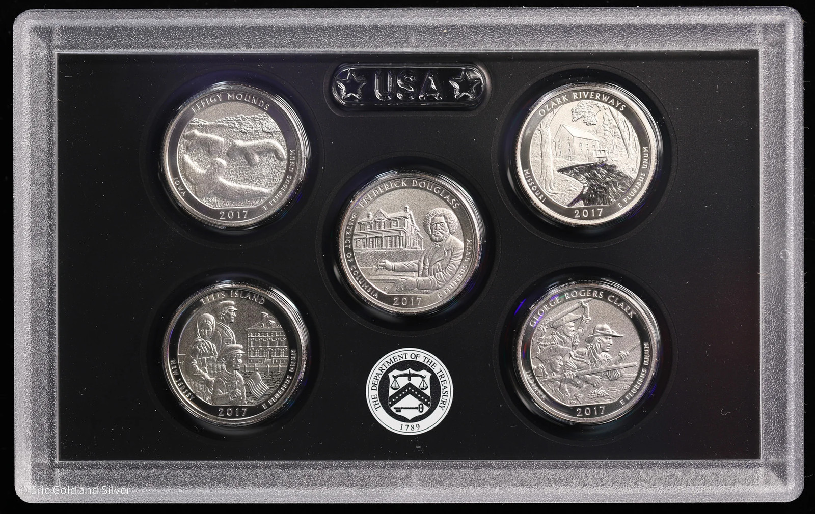 2017 S United States Mint Uncirculated 5-Quarter Set | 225th Anniversary