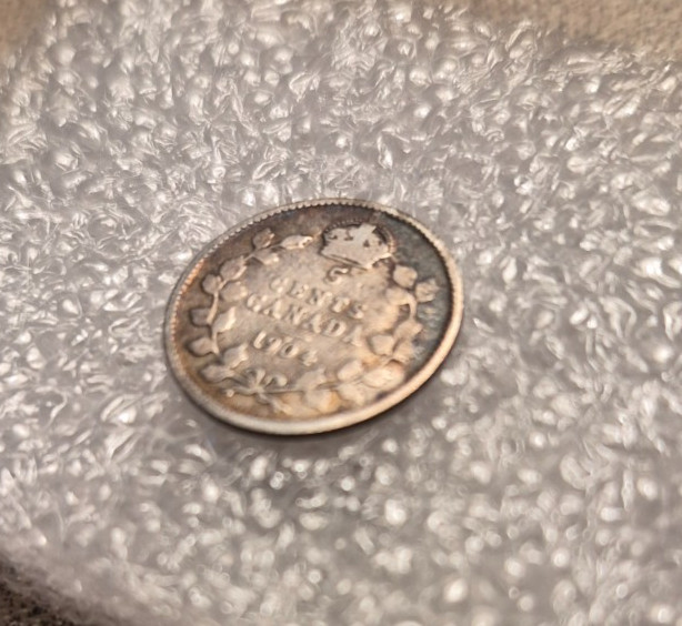 1904 Canadian Silver Nickel Coin