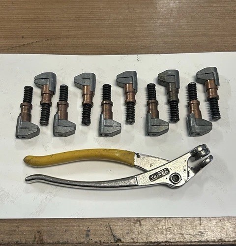 Side Grip Fasteners Clamps 1/2” reach with Plier Cleco Wedgelock Kwik loc  11pcs