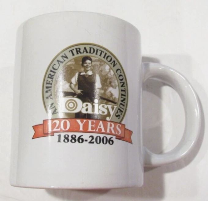 1- DAISY BB Collectible Mug 120 Years American Tradition Continues 1886-2006 Cup