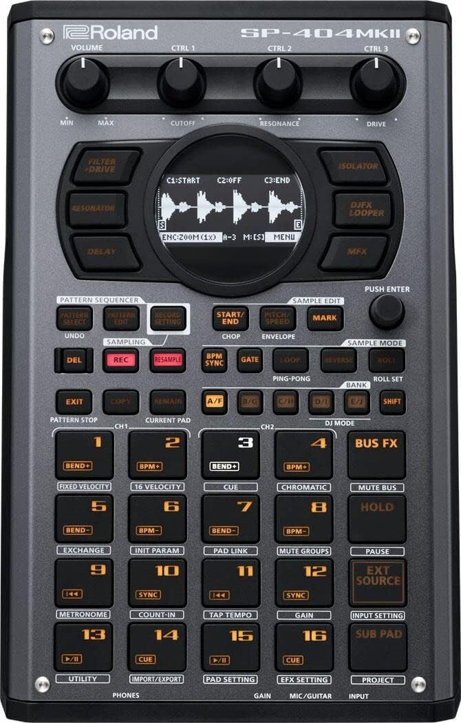ROLAND SP-404MKII Creative Liner Wave Sampler & Effector Beatmaking Machine