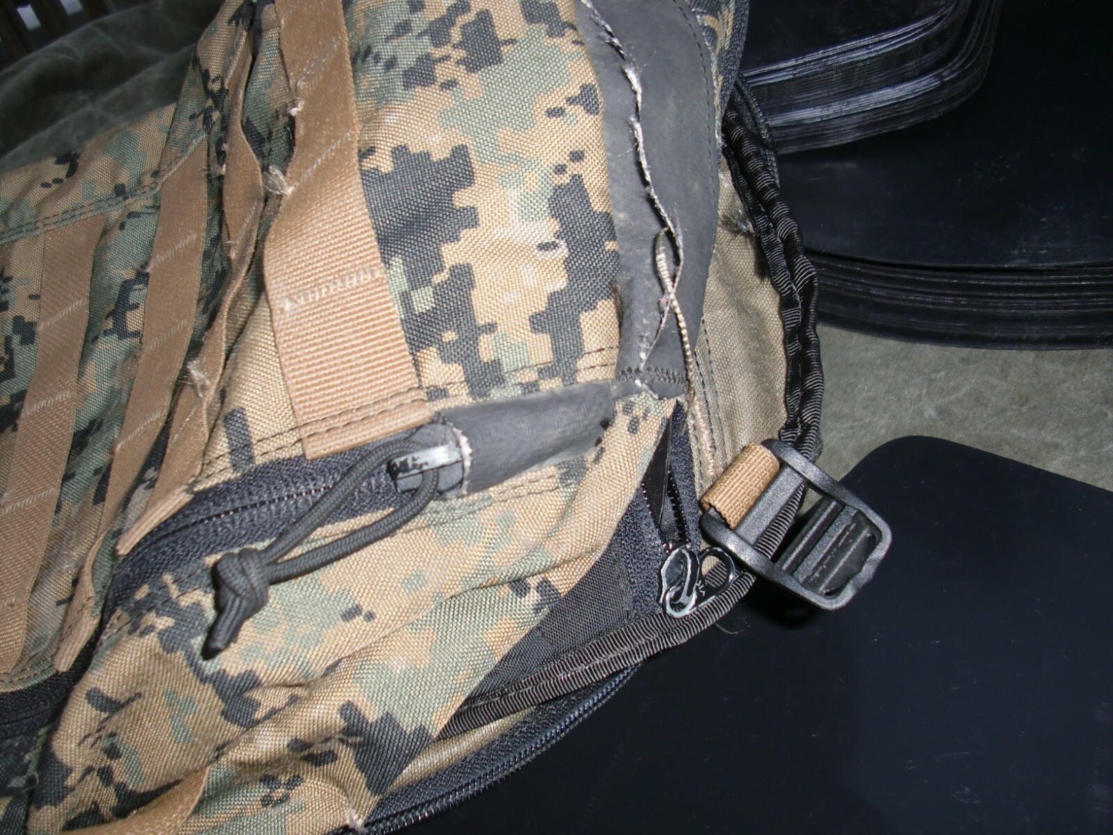 USMC MARPAT ILBE Assault Pack - Flexible Plastic Frame Sheet Panel insert - NEW