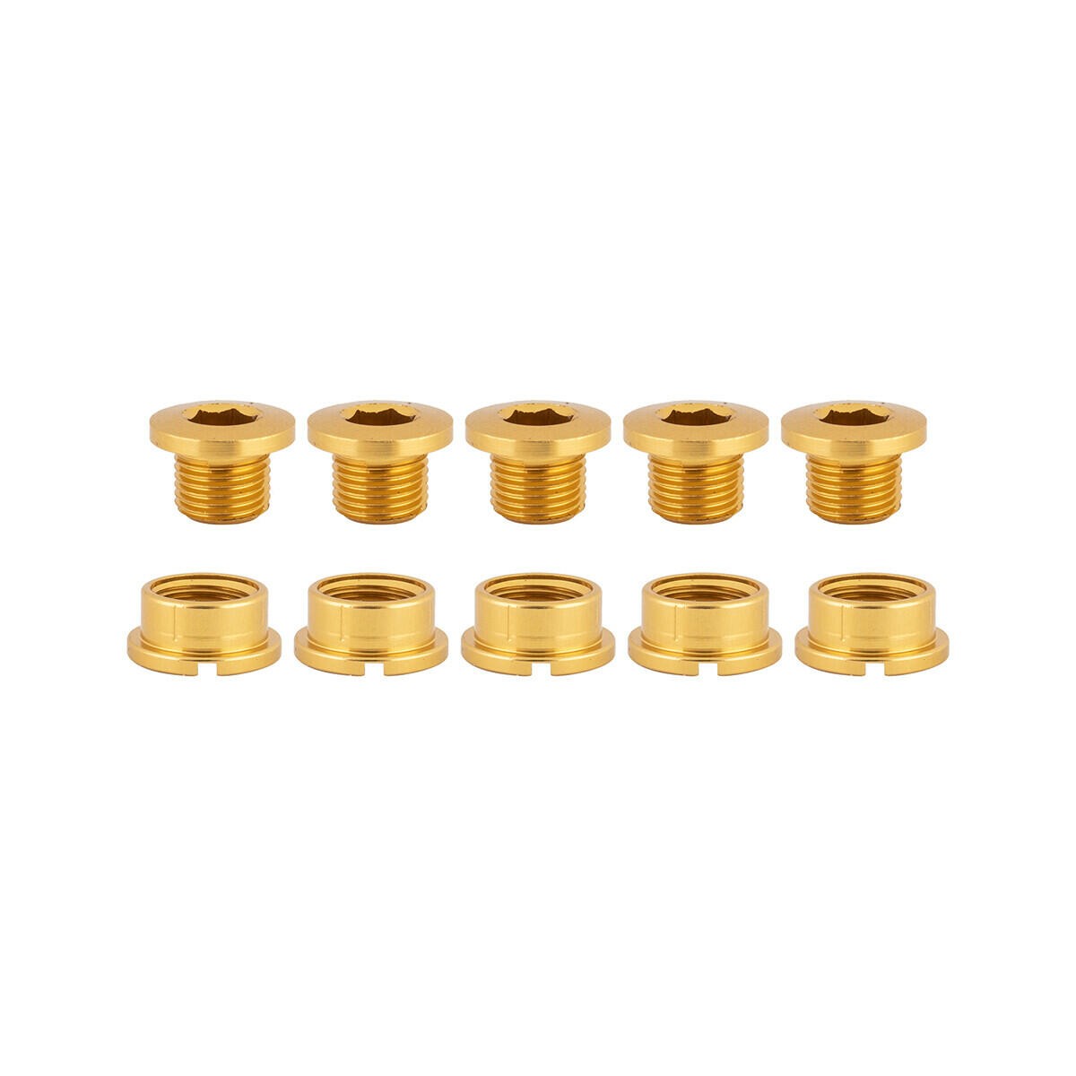 Origin-8 Single Speed Alloy Chainring Bolts Anodized Gold Track Fixed Gear
