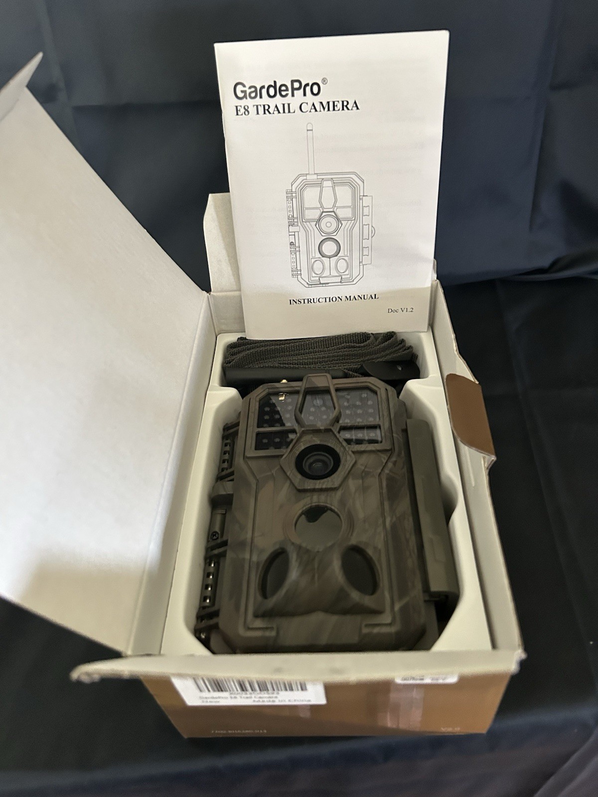 GardePro E8 Wi-Fi Trail Camera & Bluetooth Module Instruction Manual Used