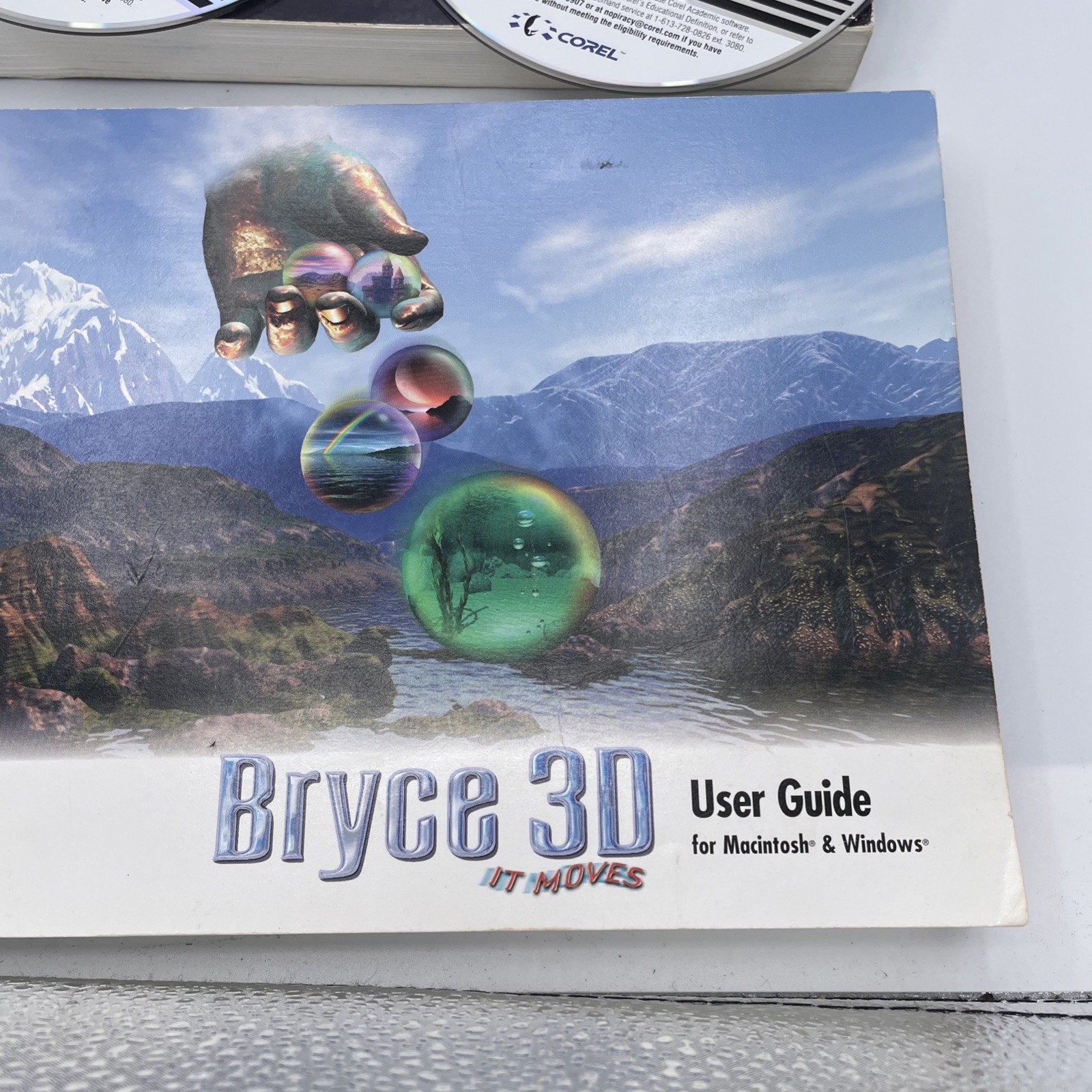 Corel Bryce 5 Academic Software Disc 1&2 with Explorer Guide MAC