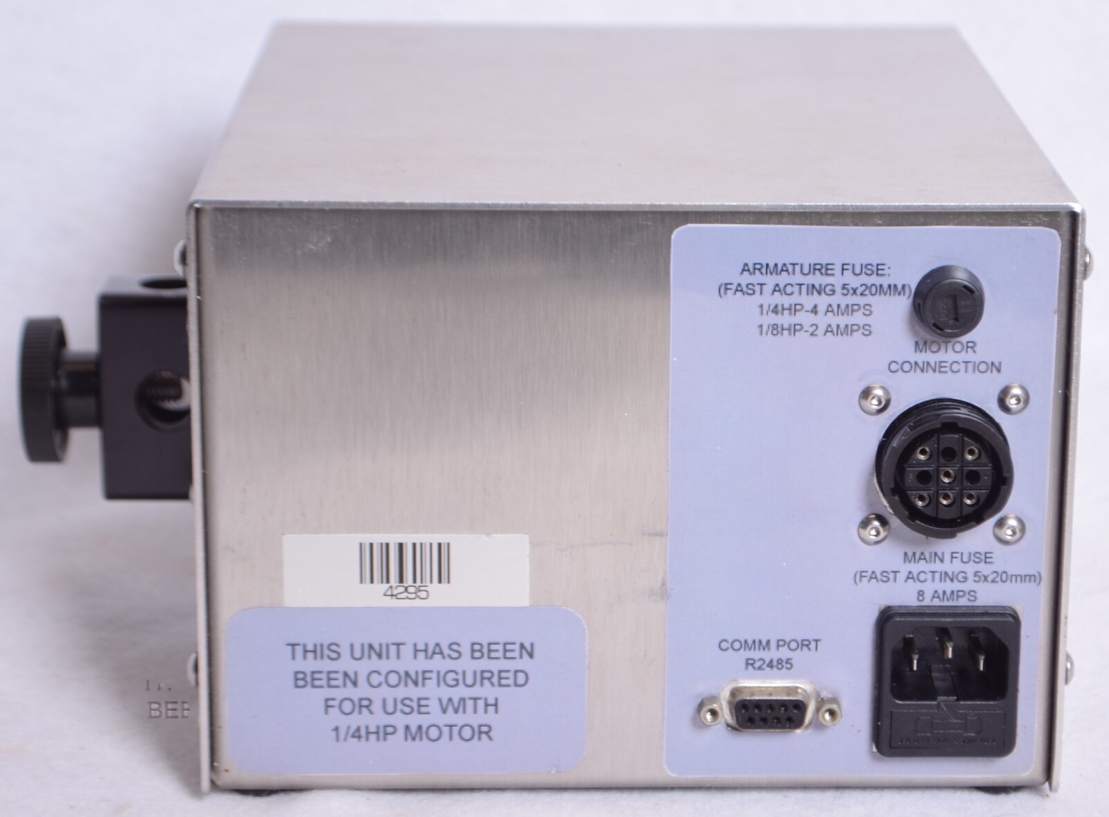 Dart Controls Accu-Set II Speed Torque Motor Control System MD10P w/ OptiChem