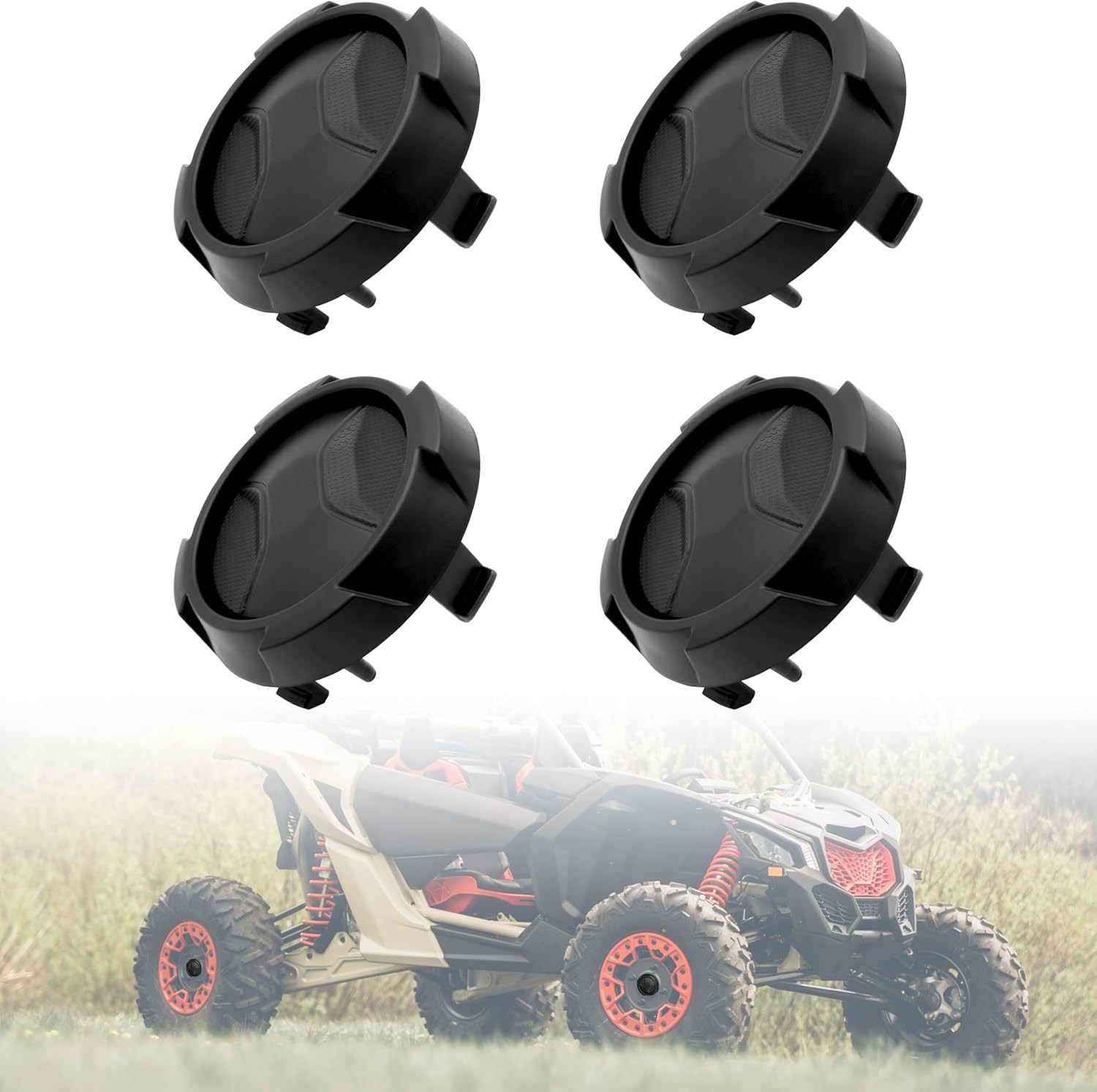 Wheel Hub Caps for Can Am Maverick X3 MAX Turbo RR 2020-2021 Accessories, UTV Du