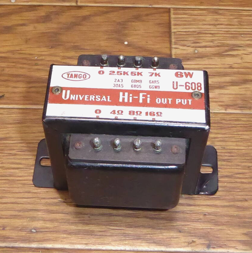 Tango U-608 Universal Hi-Fi Output Transformer LCR Tested Audio Japan Used Rare