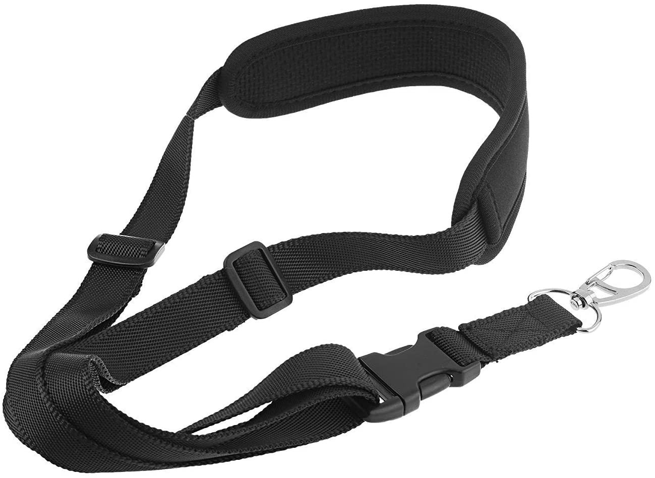 TXEsign Adjustable and Detachable Remote Controller Lanyard Padded F, Black