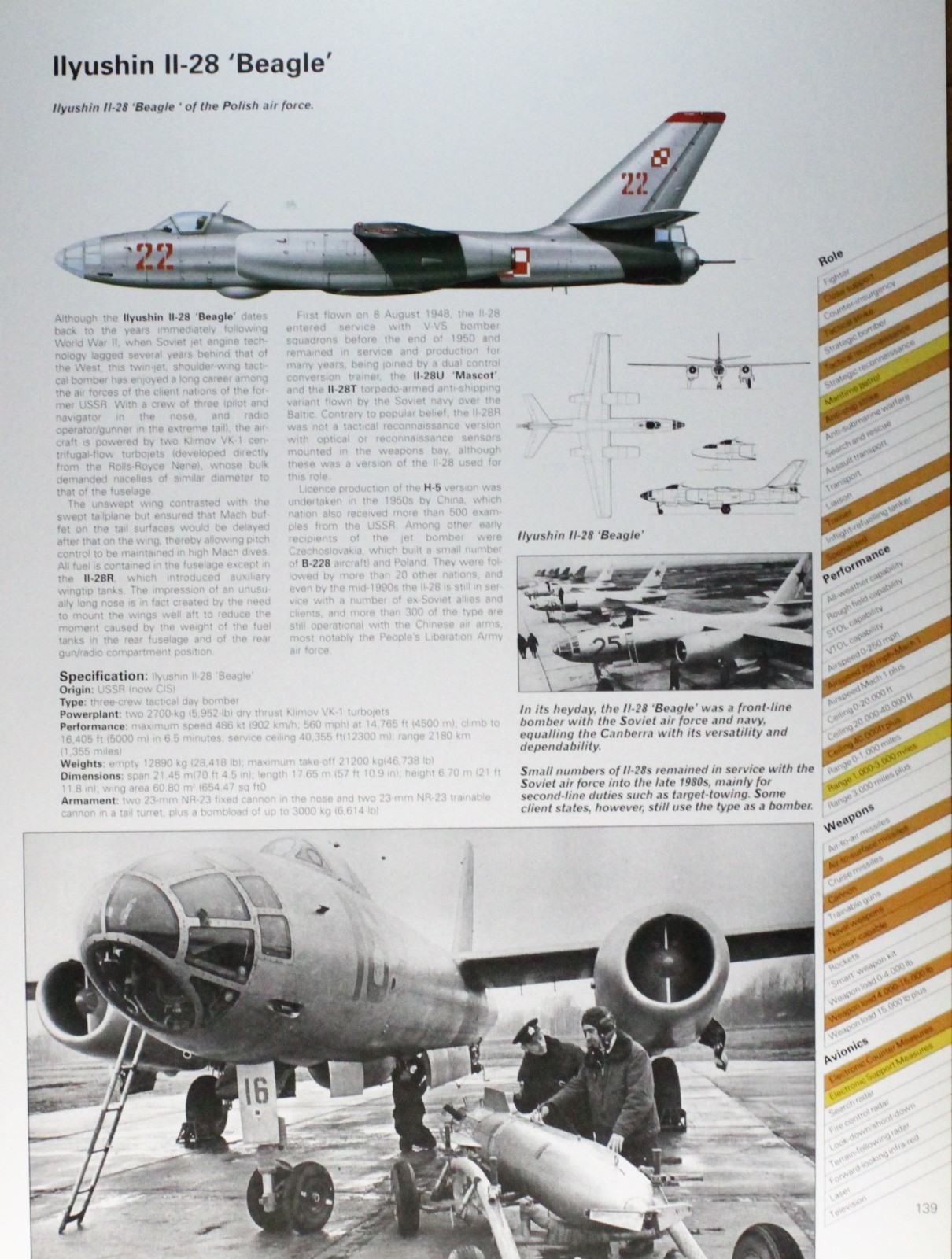 Ilyushin Beagle Picture Plane Aircraft Vtg Info Sheet Wall Art Decor Display