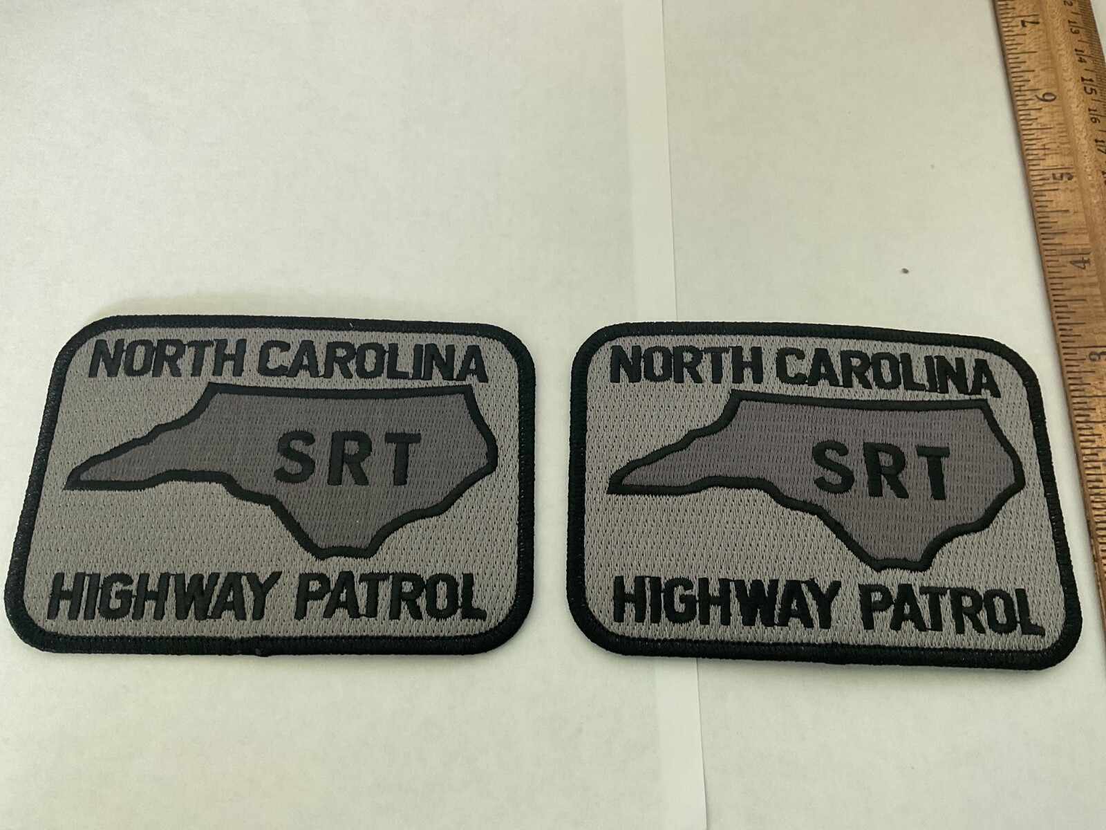 North Carolina SRT Highway Patrol size collectable Patch Set  New and Full Size
