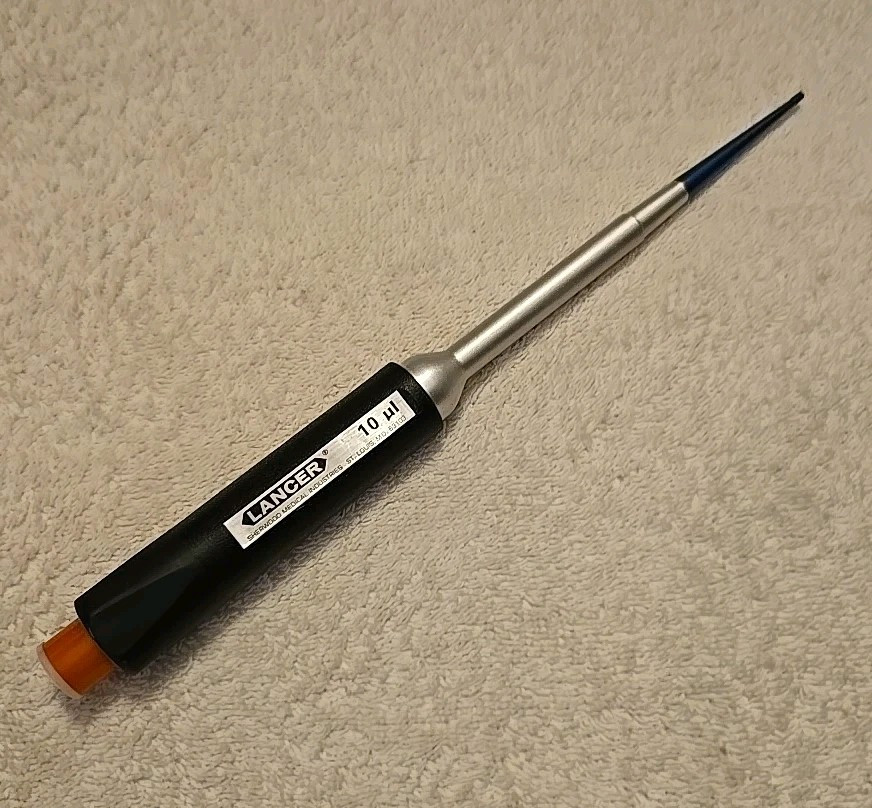 LANCER 10ul Precision Pipette, Pipettor Lab Hand Held Pipette