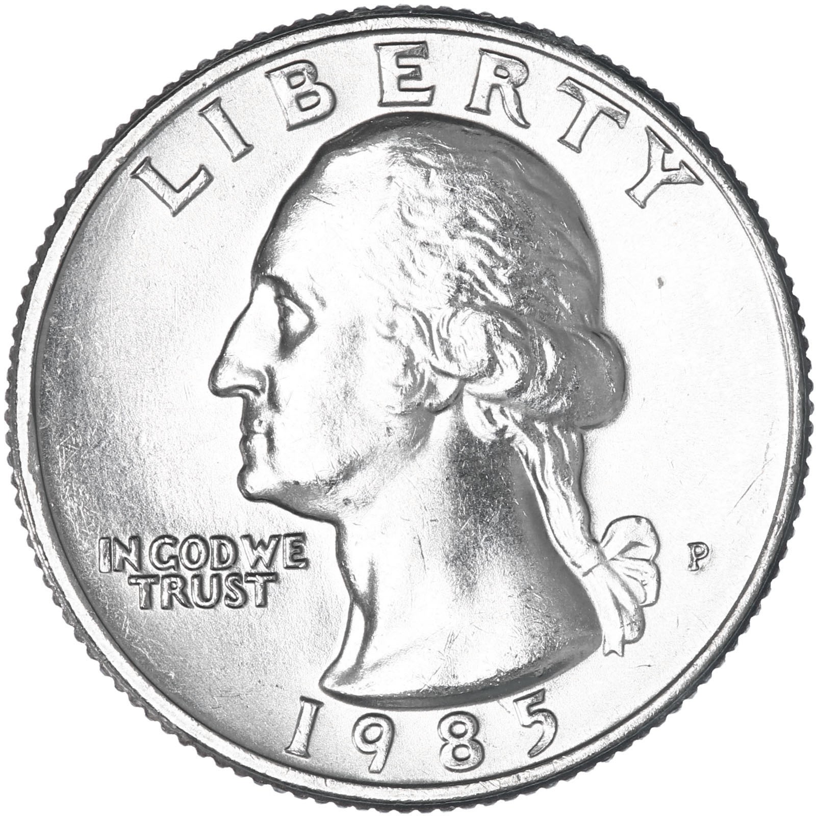 1985 P Washington Quarter BU US Coin