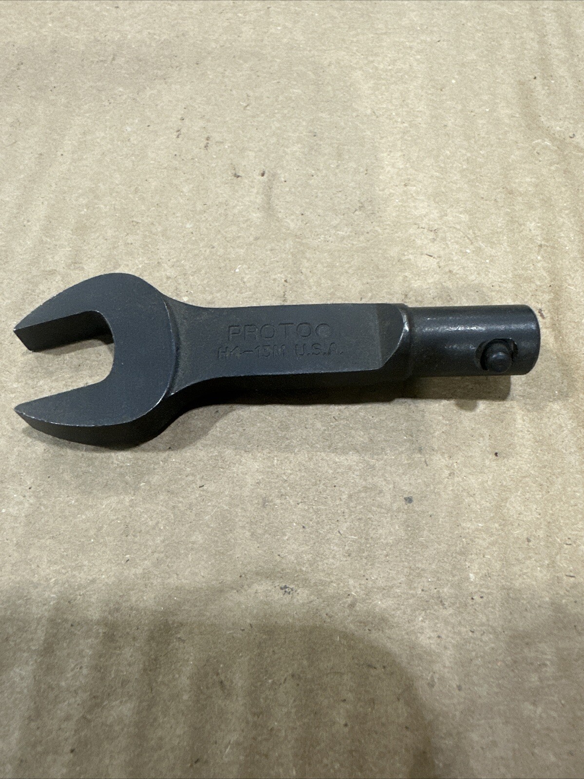 New Proto JH4-13M 13MM Open End Torque Wrench head. H4 Tang. Made In USA