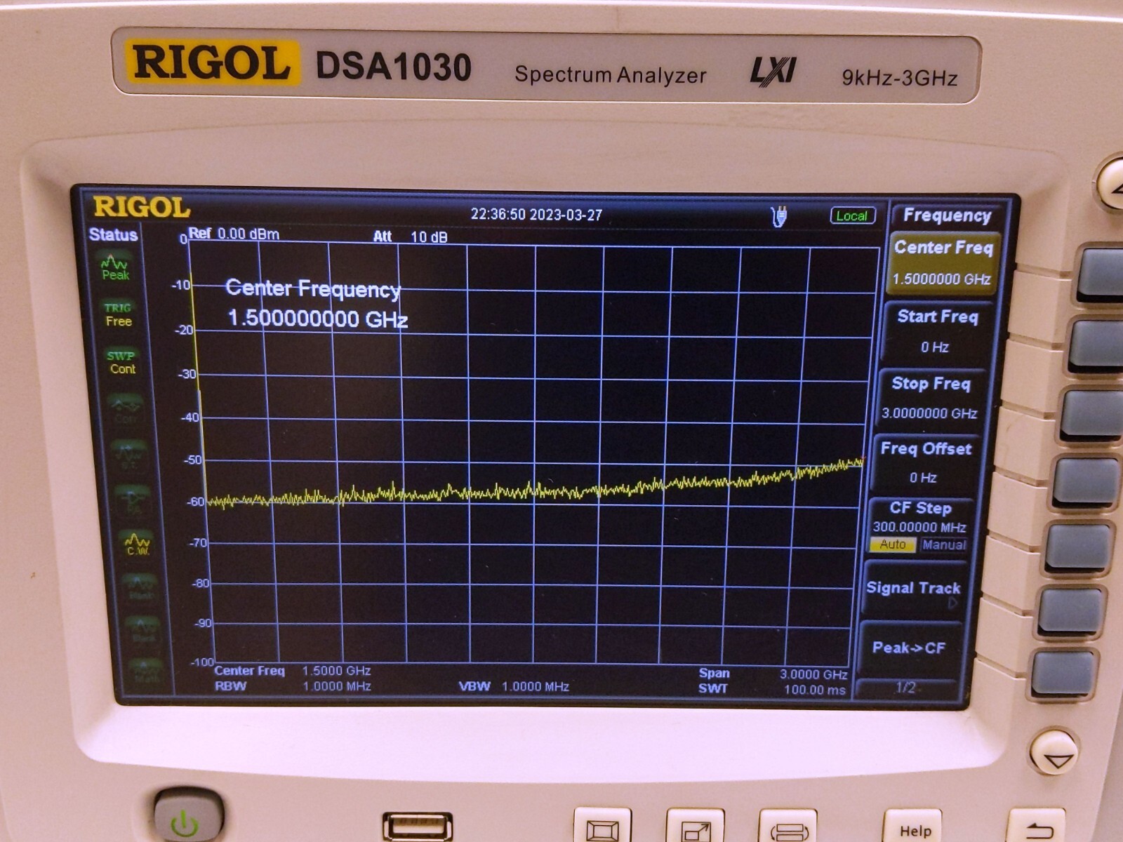 Rigol DSA1030 RF Spectrum Analyzer, 9 kHz to 3 GHz, tested working!