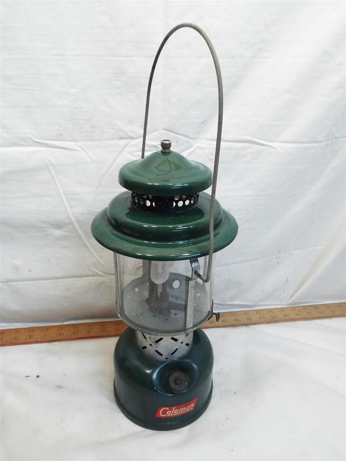 Coleman 220E Double Two 2 Mantle Burner Lantern Camping Lamp Light Sunshine 6 60